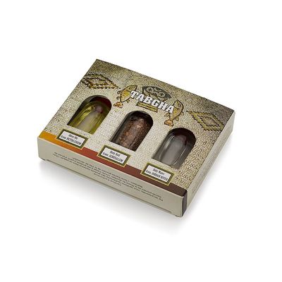3 in 1 Holy Land Collection Holy Jordan River Water, Jerusalem Soil, Bethlehem Olive Oil
