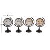 Deco 79 Metal Clock with Tilted Stand, Set of 4 12"H, 8"W, Black view 2
