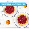 MontoPack Disposable 5" Aluminum Foil Pie/Tart Pan (50 Pack) | 5 Inch Round Cake Pan for Baking Personal Mini Pies, Homemade Cakes & Quiche | Oven Safe Foil Tins Easily Stack & Store, Freeze & Reheat view 3