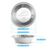 MontoPack Disposable 5" Aluminum Foil Pie/Tart Pan (50 Pack) | 5 Inch Round Cake Pan for Baking Personal Mini Pies, Homemade Cakes & Quiche | Oven Safe Foil Tins Easily Stack & Store, Freeze & Reheat view 4