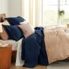 Bedsure Quilts King Size - Lightweight Bedspreads King Size with Basket Weave Pattern, Soft Quilt Bedding, Navy Comforter Coverlet for All Seasons (106" x 96") view 4