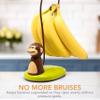 Joie Monkey Banana Tree Holder, Countertop Fruit Hanger with Secure Hook, Bananas Ripen Evenly and Last Longer, Cute Kitchen Gadget view 4
