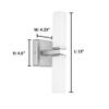 EGLO 88284A Palermo Wall Sconce, Matte Nickel view 3