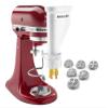 KitchenAid Ksmpexta Gourmet Pasta Press Attachment with 6 Interchangeable Pasta Plates, White view 3