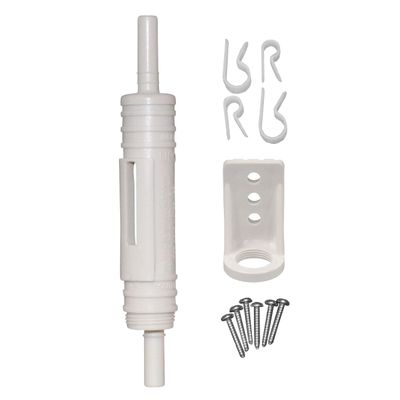 Reverse Osmosis Filter Air Gap (Inlet and Outlet fits 3/8-in OD poly tubing and 5/8-in ID poly tubing; AG110-001, KIT S-A, GAP-A-RO)