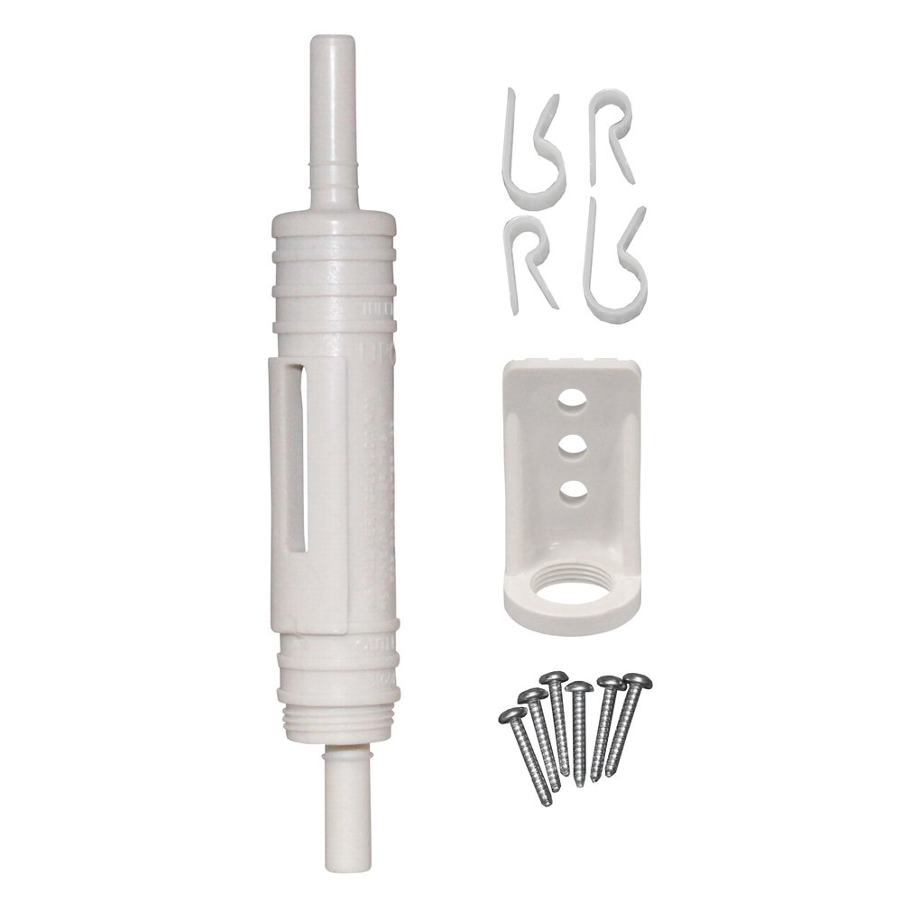 Reverse Osmosis Filter Air Gap (Inlet and Outlet fits 3/8-in OD poly tubing and 5/8-in ID poly tubing; AG110-001, KIT S-A, GAP-A-RO)