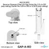 Reverse Osmosis Filter Air Gap (Inlet fits 1/4-in OD poly tubing, Outlet fits 3/8-in OD or 5/8-in ID poly tubing; AG110-002, KIT S-B, GAP-A-RO) view 4