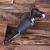 Teals Prairie & Co. Personalized Wine Heart Shape Stainless Steel Wine Stopper with Wood Gift Box Wedding Couple Gift view 3