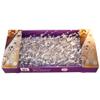9 Ft Glitter GEM Garland with 100 Clear Lights view 3