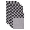 DII Fridge Liner Collection Non-Adhesive, Cut to Fit, 12x24, Black Lattice, 6 Piece view 1