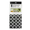 DII Fridge Liner Collection Non-Adhesive, Cut to Fit, 12x24, Black Lattice, 6 Piece view 4