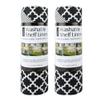 DII Fridge & Shelf Liner Collection Non-Adhesive, Cut to fit, Machine Washable, 12x20, Black Lattice, 2 Piece view 1