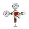 HFS(R) Heavy-Duty Double Gauge CO2 Regulator - Chrome Plated, Tool-less Flow Adjustment, 0-60PSI Adjustable Pressure, Auto-Safety, Draft Beer Homebrew System for CGA-320 Valve Tanks view 3