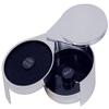 Salt Rimmer - 2 Tier - Chrome view 1
