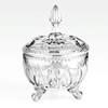Amlong Crystal Lead-Free Clear Crystal Candy Jar with Lid, 4.8 inch Diameter, 6 inch High view 3