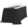 LinenTablecloth Rectangular Economy Polyester Tablecloth, 90 by 156-Inch, Black view 3