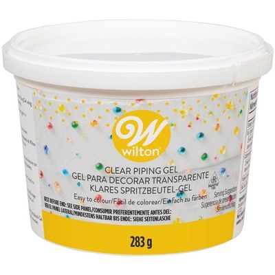 Wilton 704-9987 Clear Piping Gel 10 oz(283 oz), Packaging May Vary