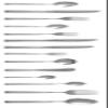 Fortessa Doria 18/10 Stainless Steel Flatware Solid Handle Steak Knife, Set of 12 view 4