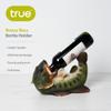True Boozy Bass Polyresin Wine Bottle Holder - Table Top and Counter Wine Rack, Animal Home Decor - Set of 1, Green, Holds 1 Standard Wine Bottle view 2