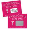 Printed Party Bachelorette Dare Card Scratch Off Game, Girls Night Out, 20 Cards view 1