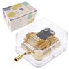 Pursuestar You are My Sunshine Music Box, Clear Gold Hand Crank Musical Box for Mom/Dad/Daughter/Son - Unique Best Gifts for Birthday Christmas Wedding Mother's Day view 1