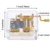 Pursuestar You are My Sunshine Music Box, Clear Gold Hand Crank Musical Box for Mom/Dad/Daughter/Son - Unique Best Gifts for Birthday Christmas Wedding Mother's Day view 4