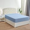 Mellanni Queen Fitted Sheet - Iconic Collection Bedding Sheets with up to 16 inch Deep Pocket - Soft & Cooling - Fade & Stain Resistant - 1 PC (Queen, Blue Hydrangea) view 3