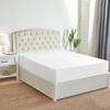 Mellanni King Fitted Sheet - Iconic Collection Bedding Sheets with up to 16 inch Deep Pocket - Soft & Cooling - Fade & Stain Resistant - 1 PC (King, White) view 3