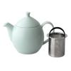 FORLIFE Dew Teapot with Basket Infuser, Minty Aqua, 14 oz/414ml view 2