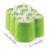 Zoku Dino Pop Molds, 6 Different Easy-release Silicone Popsicle Molds in One Tray, Unique and Fun Prehistoric Designs, BPA-free view 4