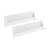 Rev-A-Shelf Tip-Out Accessory Organizer Tray for Kitchen / Bathroom Drawers with Heavy Duty Tab Stops, 14 Inch, White, 2-Pack, 6562-14-11-52 view 1