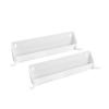 Rev-A-Shelf Tip-Out Accessory Organizer Tray for Kitchen / Bathroom Drawers with Heavy Duty Tab Stops, 14 Inch, White, 2-Pack, 6562-14-11-52 view 2