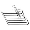 Blanket Hangers Set of 6 Heavy Duty Stainless Steel Hanger with Black Vinyl Nonslip Coating - Great for Closet Storage of Quilts, Comforters, Bedding, Table Cloths, Towels, Rugs and Sleeping Bags view 3