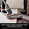 Shark HV302 Rocket Pet Corded Stick Vacuum, Lightweight with Swivel Steering for Carpets & Hard Floors, Converts to Hand Vacuum, Includes Crevice Tool, Pet Multi-Tool & Precision Duster, Orange view 4