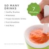 ZOKU Original Slush and Shake Maker, Compact Make and Serve Cup with Freezer Core Creates Single-Serving Smoothies, Slushies and Milkshakes in Minutes, BPA-free, Green view 2