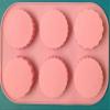 Giftshop12 Silicone Round Mooncake Chocolate Muffin Cupcake Mold view 2