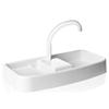 Sink Twice for Toilet Tanks Measuring 15.25" - 16.8" (Measured with lid Off) view 1
