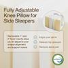Coop Home Goods Leg Support & Knee Pillow for Side Sleeper, Adjustable Soft Orthopedic Leg Pillow for Sleeping, Pregnancy, Sciatica, Back, Hip and Joint Support with Washable Cover view 4
