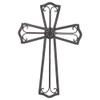 Dicksons Medallion Open Black 18 Inch Metal Decorative Hanging Wall Cross view 1