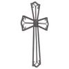 Dicksons Medallion Open Black 18 Inch Metal Decorative Hanging Wall Cross view 3