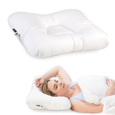 Core Products Tri-Core Comfort Zone Cervical Support Pillow, Temperature Regulating Outlast, Firm - Midsize