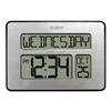 La Crosse Technology Atomic Wall/Table Clock, Metal, 7.5-inch H x 9.75-inch W x 1-inch D (513-1419) (513-1419-INT) view 1