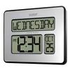 La Crosse Technology Atomic Wall/Table Clock, Metal, 7.5-inch H x 9.75-inch W x 1-inch D (513-1419) (513-1419-INT) view 2