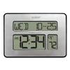 La Crosse Technology Atomic Wall/Table Clock, Metal, 7.5-inch H x 9.75-inch W x 1-inch D (513-1419) (513-1419-INT) view 3
