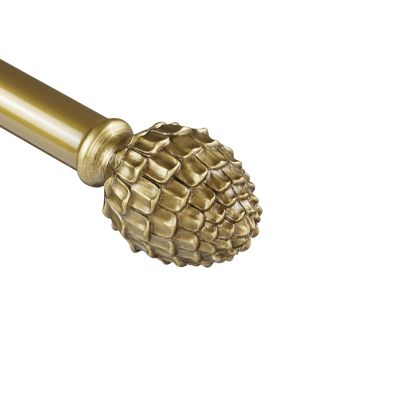 Urbanest Pineapple Curtain Drapery Rod Set 48"-84"