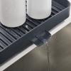 Joseph Joseph Y-Rack Dish Rack and Drain Board Set with Cutlery Organizer Drainer Drying Tray, Large, Gray view 3