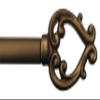 Urbanest Key Curtain Drapery Rod Set 84" 120" view 1