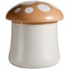 Hutzler BPA free plastic Mushroom Saver, Brown view 1