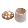 Hutzler BPA free plastic Mushroom Saver, Brown view 4