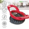 PrepWorks Dishwasher Safe Apple Slicer and Corer  16-Slice Thin Apple Cutter with Safety Cover view 3